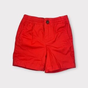 Janie and Jack Pull On Casual Red Shorts
